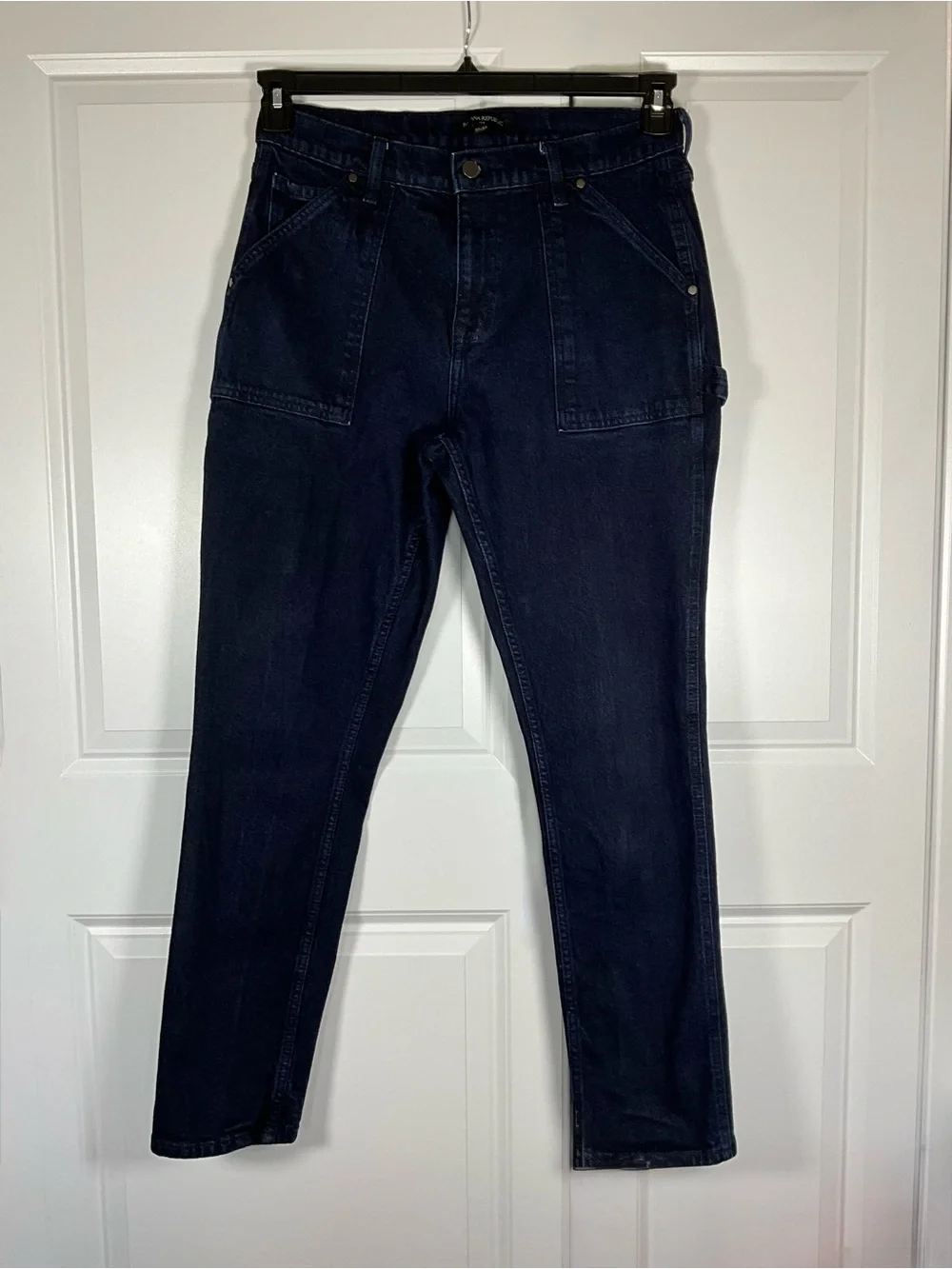 Banana Republic Carpenter Jeans Size 32x32 Denim Dark Wash Straight Leg